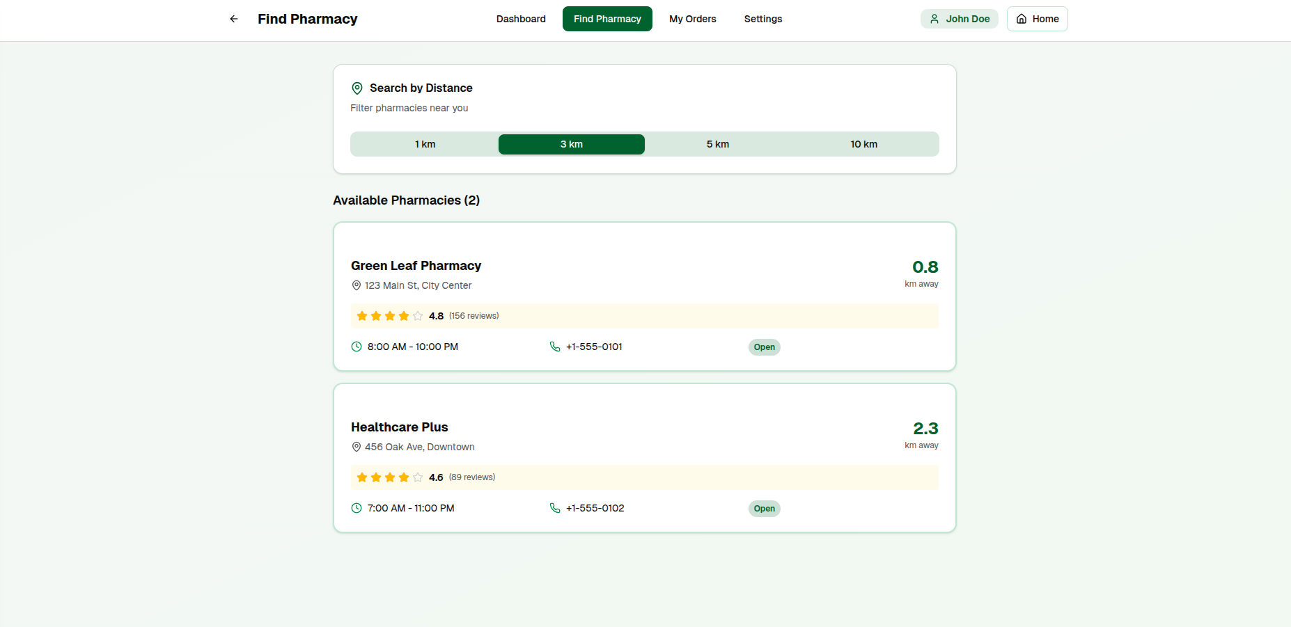 Smart Pharmacy Locator